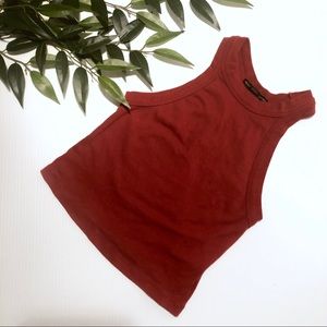 UO Truly Madly Deeply Halter Crop Top